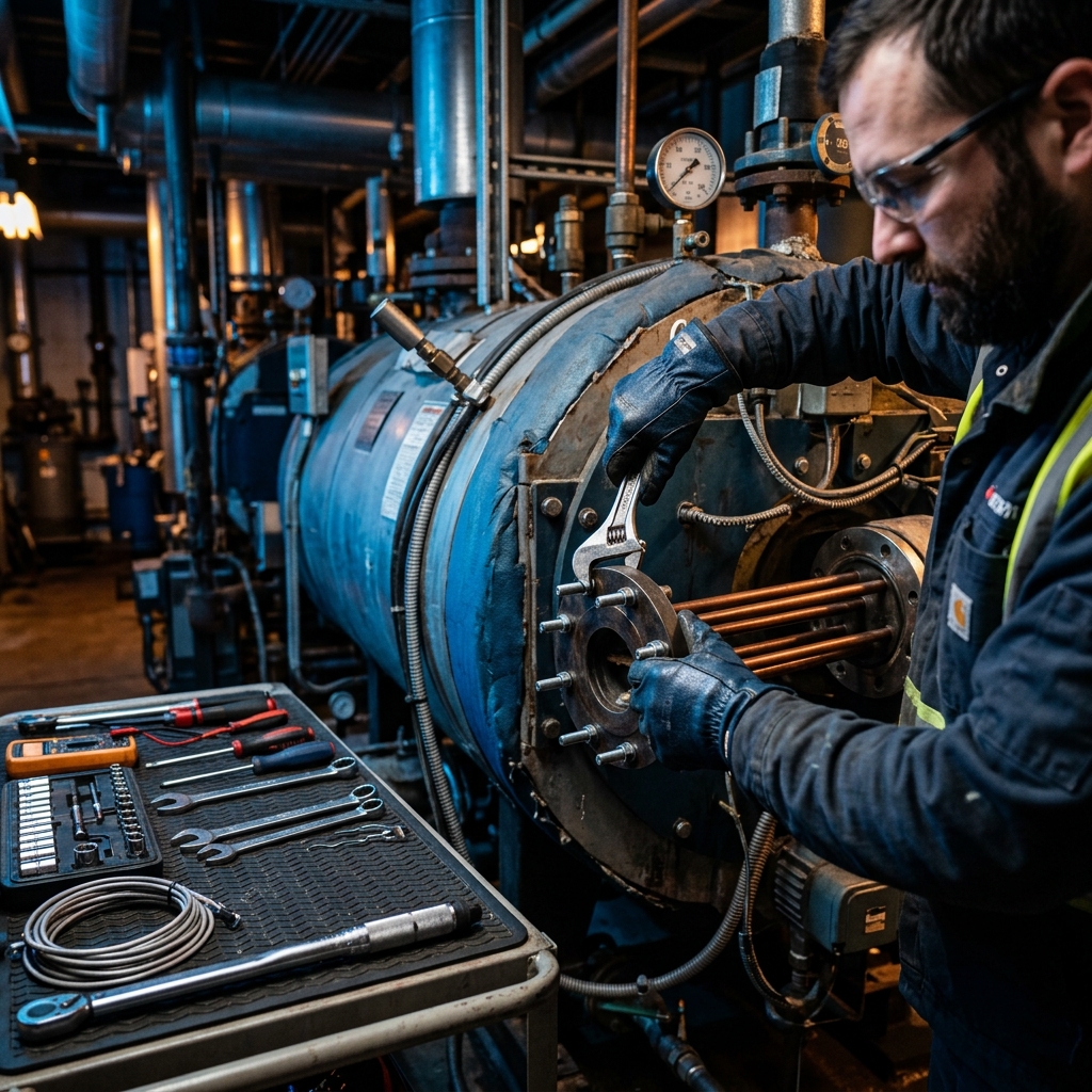 Boyler rezistansı montaj adımları - profesyonel kurulum